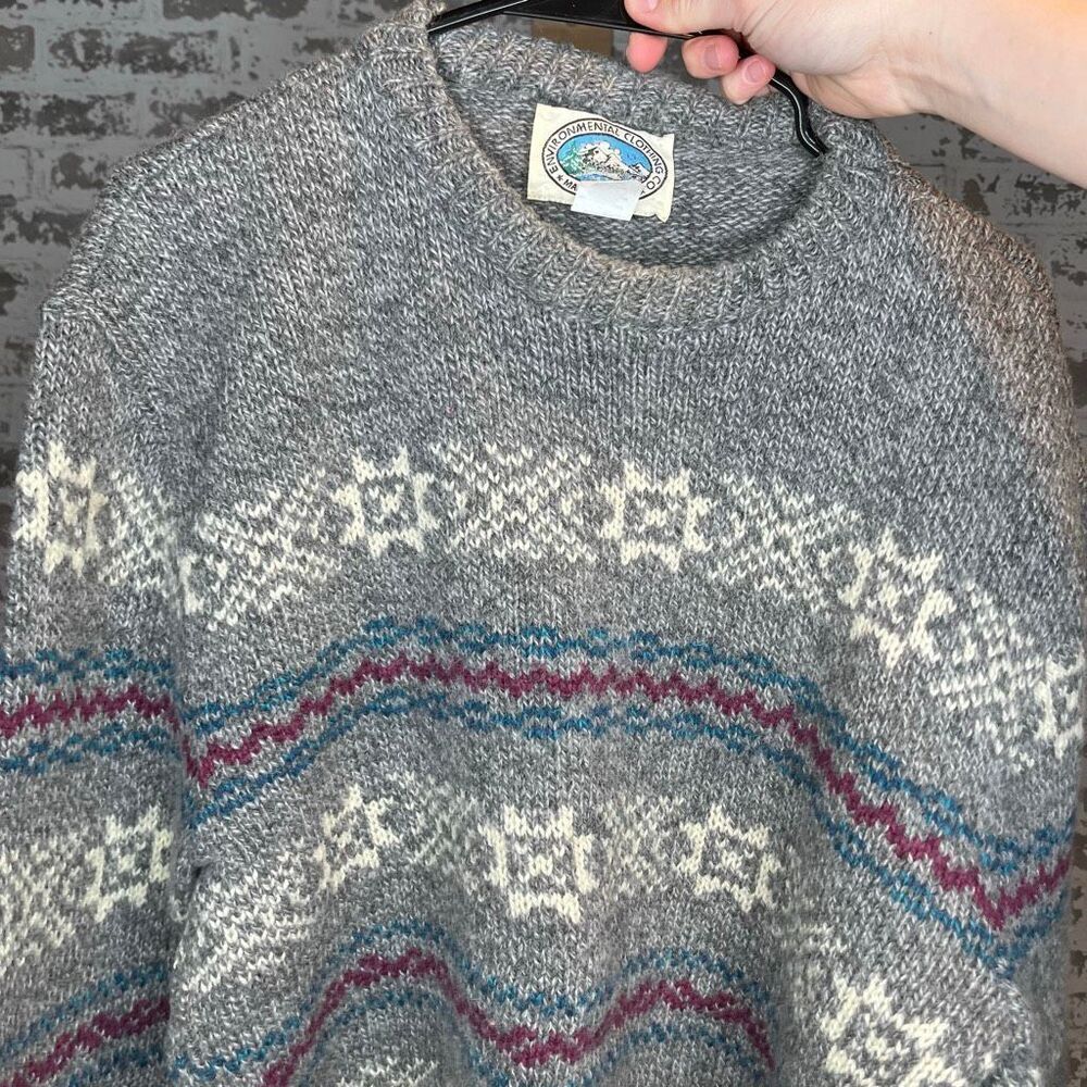 Environmental clothing co | women wool blend vintage sweater